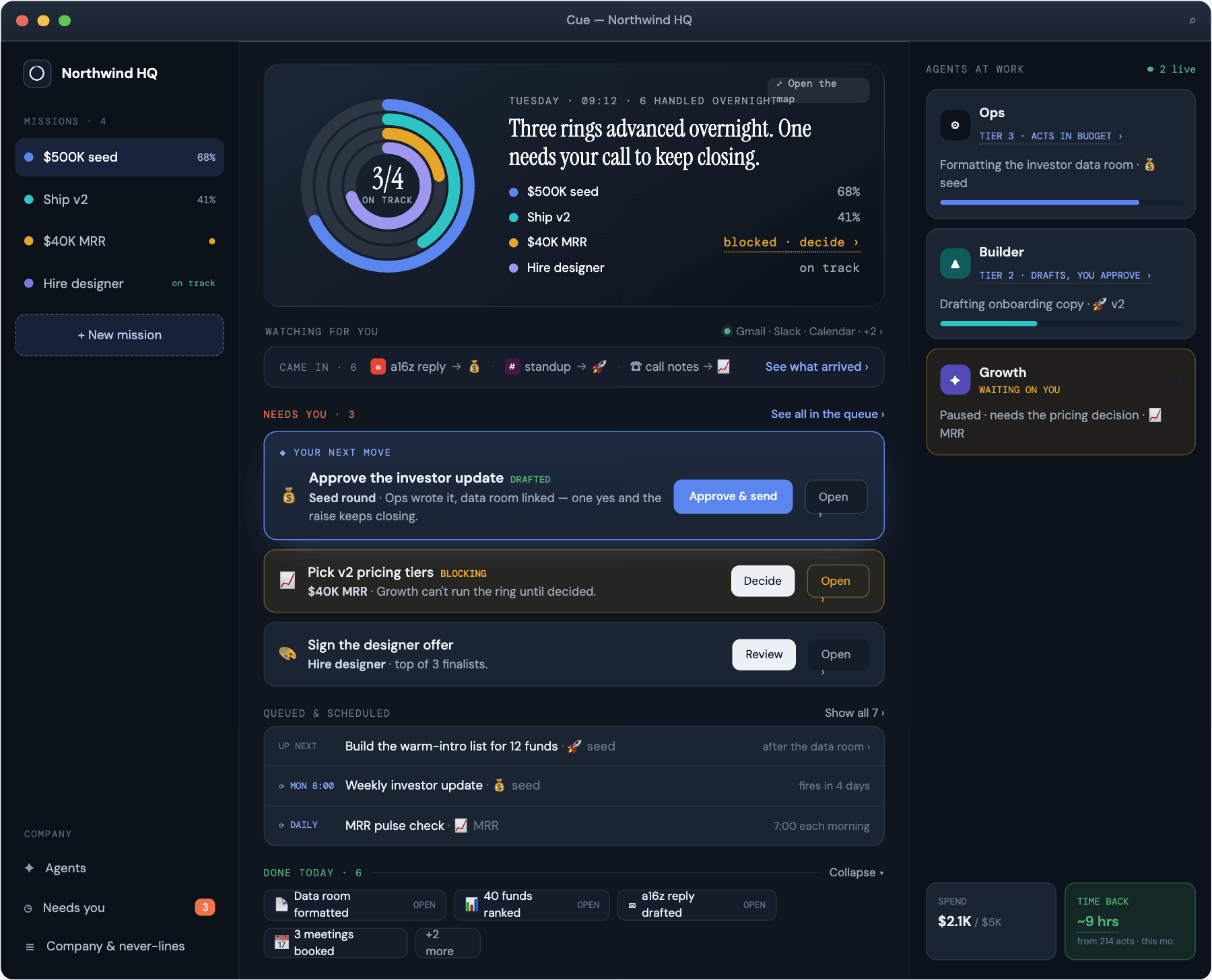 Inbound capture auto-filing